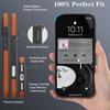 Magnetic Ring with Wireless Charging Phone Case for iPhone 16 Pro Max 17 Air 16E/15/14 Plus/13/12Pro Leather Flocking Back Cover