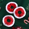 Snow Christmas Hair Rope High Elasticity Women Hair Ring New Year Hair Scrunchies  Daily
