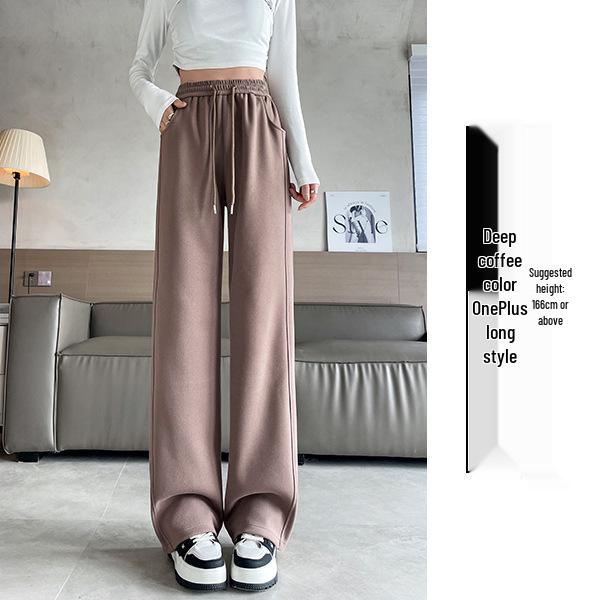 Women's High-Waisted Wide-Leg Sweatpants - Banana Pants 2025 Spring/Autumn Collection