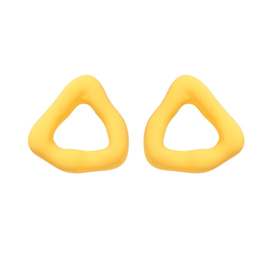 2024 Proste i kreatywne kolczyki akrylowe w kolorze cukierkowym w kształcie trójkąta Kobieca osobowość Geometryczne przesadzone kolczyki dla dziewczynek