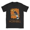 Vintage T Shirt Summer Spirit Animal Tropical Bird Lover Hornbill Graphic Trendy Cool T Shirts  Cotton Tshirt Short Sleeve Tees