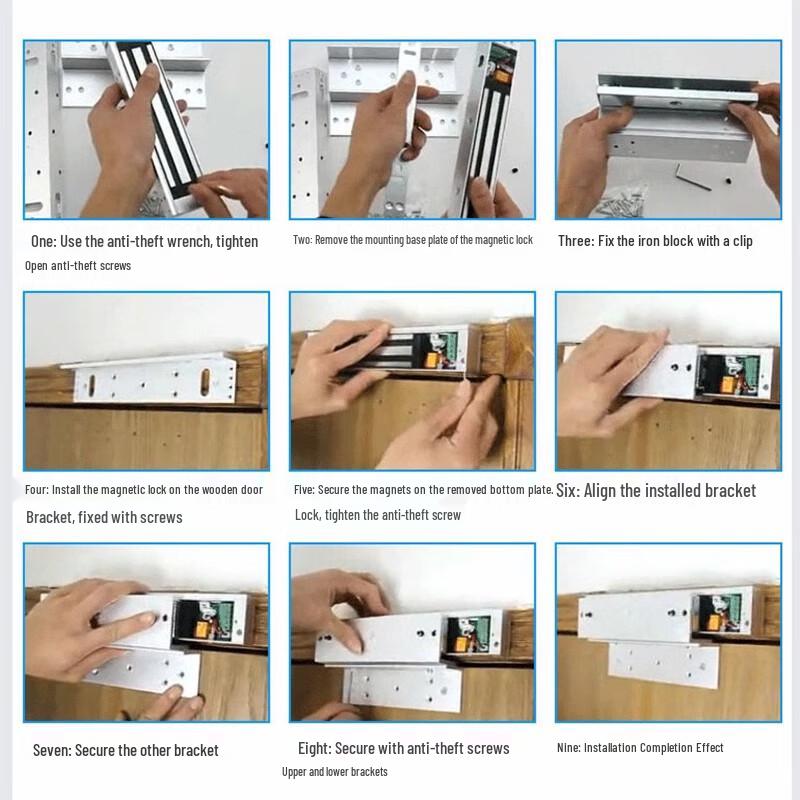 Shengfuyong 180kg Magnetic Lock with ZL Bracket