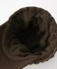 [X-girl] KNIT CASQUETTE Cap for Women, BROWN