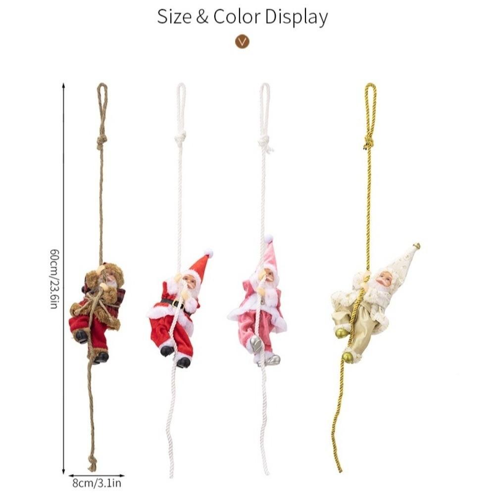 Climbing Santa Claus Xmas Tree Hanging Decoration Hanging Ornament  Christmas Tree Decor