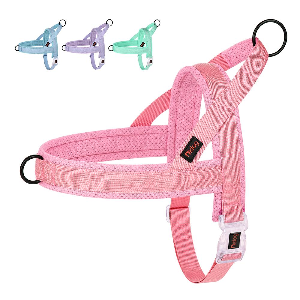 Nylon Dog Harness No Pull Dog Puppy Harnesses Soft Padded Pet Vest Adjustable for Small Medium Large Dog Chihuahua Pug Pitbull