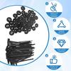 Push Mount Cable Tie Nylon Wire Harness Fastener Clip Self Locking Head For Car Auto Bumper Fender Engine Cover Retainer Buckle