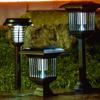 Solar Mosquito Killing Lamp Lawn Lamp Bug Zapper Utomhus insekt Fly Zapper Electric Shock Mosquito