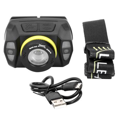 XPG+LED Silný jas Predné svetlo Interakcia otrasom Zoom Vstavaná batéria Nabíjanie cez USB