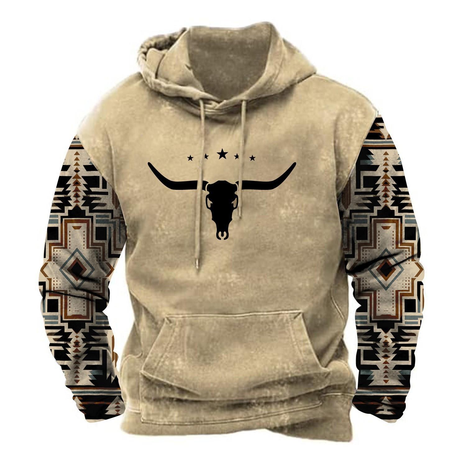 New European And American Popular Men S Hooded Sweater 3D Digital Printing S