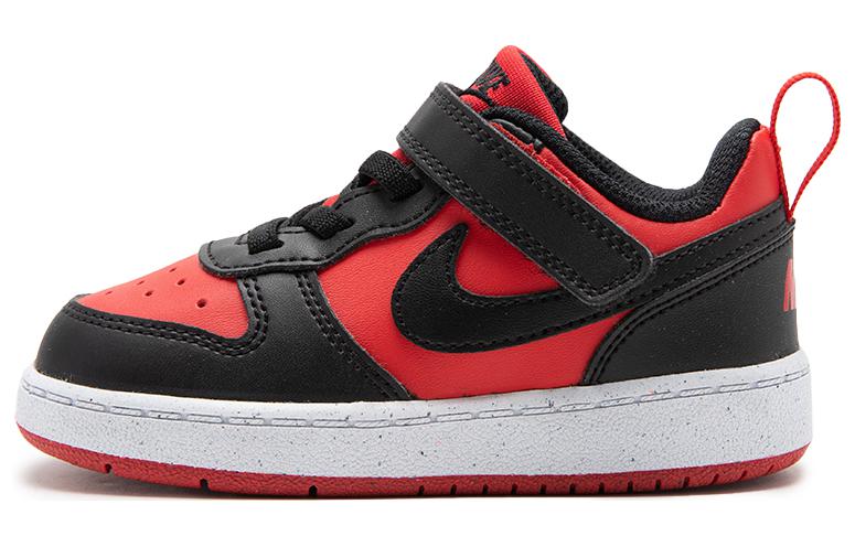 Nike Court Borough Low Recraft PS  Black University Red  DV5457-600