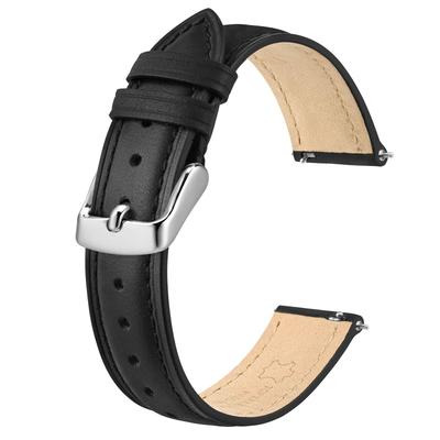 BISONSTRAP 14mm Leather Watch Genuine Vintage Replacement Band for Smartwatches and for Women Band, Leather, Watches,