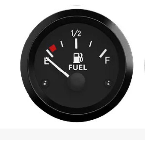 Vehicle Meter 12V Automobile Car Gauge 2" 52mm Water Temp Oil Temp Oil Press Fuel Volts Oil press kg Ammeter Gauge Black Shell