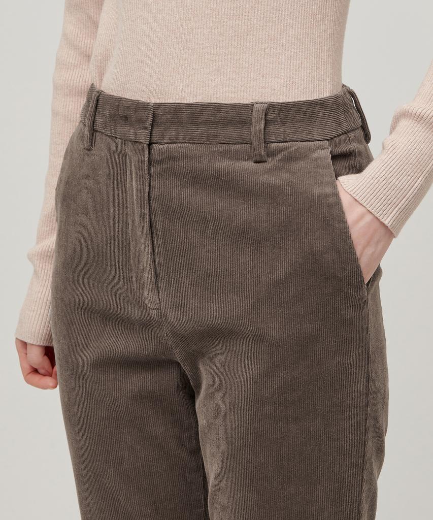 MUSINSA STANDARD WOMAN Bootcut Corduroy Pants [Khaki Brown]