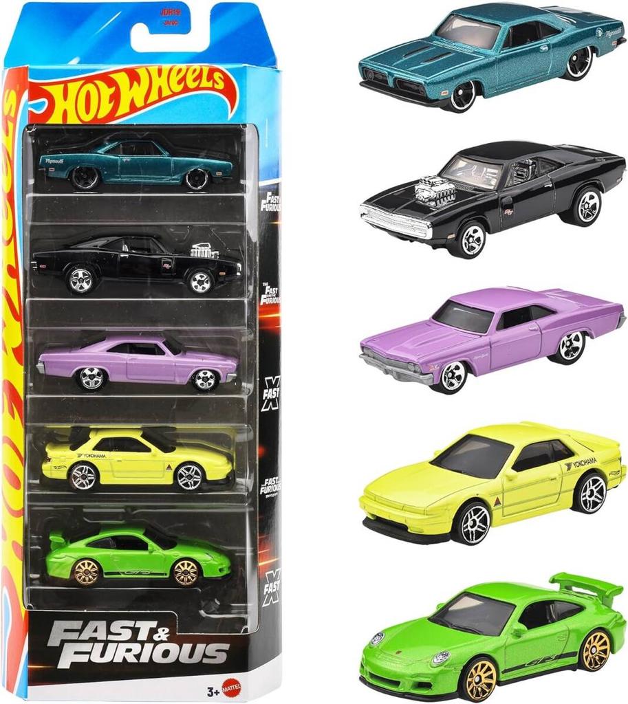 Hot Wheels Fast Furious & 5-Pack