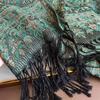 Imitation Cashmere Jacquard Ethnic Style Scarf Versatile Jacquard Fringed Shawl With A Sense Of Luxury