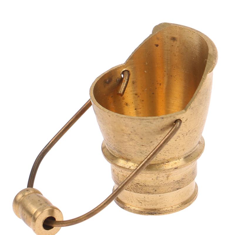1:12 Dollhouse Miniature Simulation Brass Bucket Model DIY Home Decoration Accessories