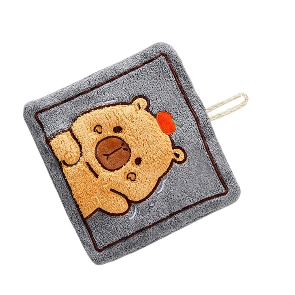 Tierhandtuch für Kinder und Kleinkinder mit Aufhängeschlaufe Stark saugfähige Schnell trocknende Handtücher für Badezimmer oder Küche