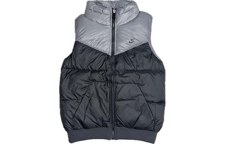 Nike Down Vests Women s Black Stand Collar Moderate Other 418546-061 S