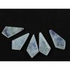 10X20MM Natural Rainbow Moonstone Shield Shape Cut Loose Gemstone 5Pcs Lot RML-927
