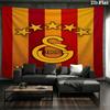 Galatasaray S Niestandardowe Imię Gobelin Ścienny Estetyczny Dekor Ścienny Drukowany Materiał Koc Dekoracyjne Gobeliny do Sypialni Salonu Wystrój Domu