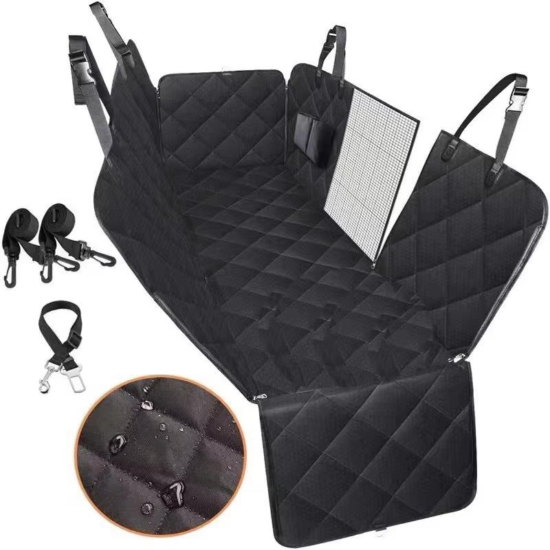 Dog Car Seat Cover Waterproof Pet Dog Carriers Travel Mat Hammock For Small Medium Large Dogs Car Rear Back Seat Safety Pad