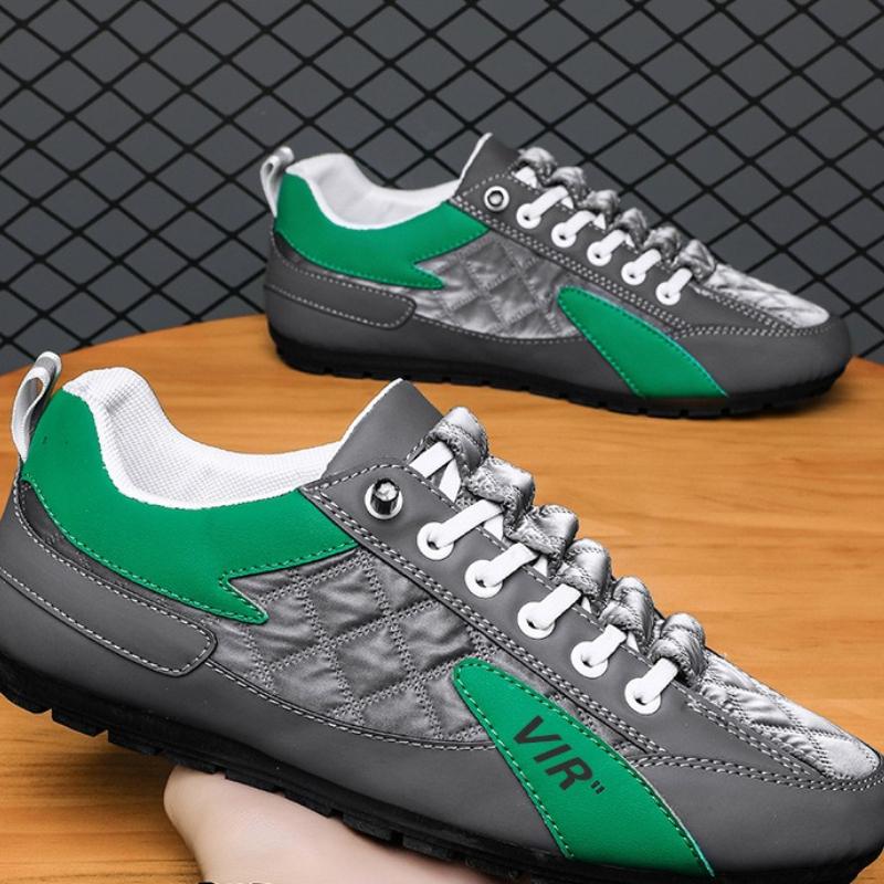 

Men s Shoes New Style Bean Shoes Fashionable and Versatile Casual Sports Shoes Lightweight and Easy To Wear with One Foot, Forrest Gump Shoes 44 зелений