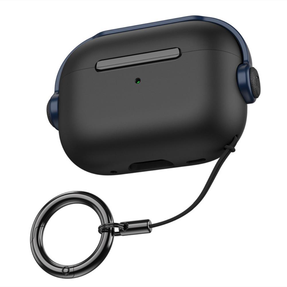For Airpods Pro 1st 2nd Generation TPU Case With Keychain Wireless Earphone Protective Case Accessories