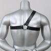 PU Leather Body Corset Straps Punk Body Harness Clothing Accessories Simple Harness Waist Belt  Man