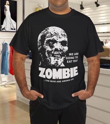 Vintage 90S Zombie 1979 Horror Cult Movie By Lucio Fulci Promo T Shirt