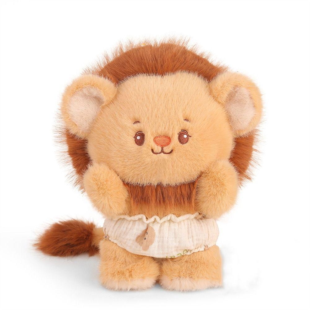 PP Cotton Soft Elephant Lion Plush Toy Fluffy Soothing Hug Pillow  Kids Gifts