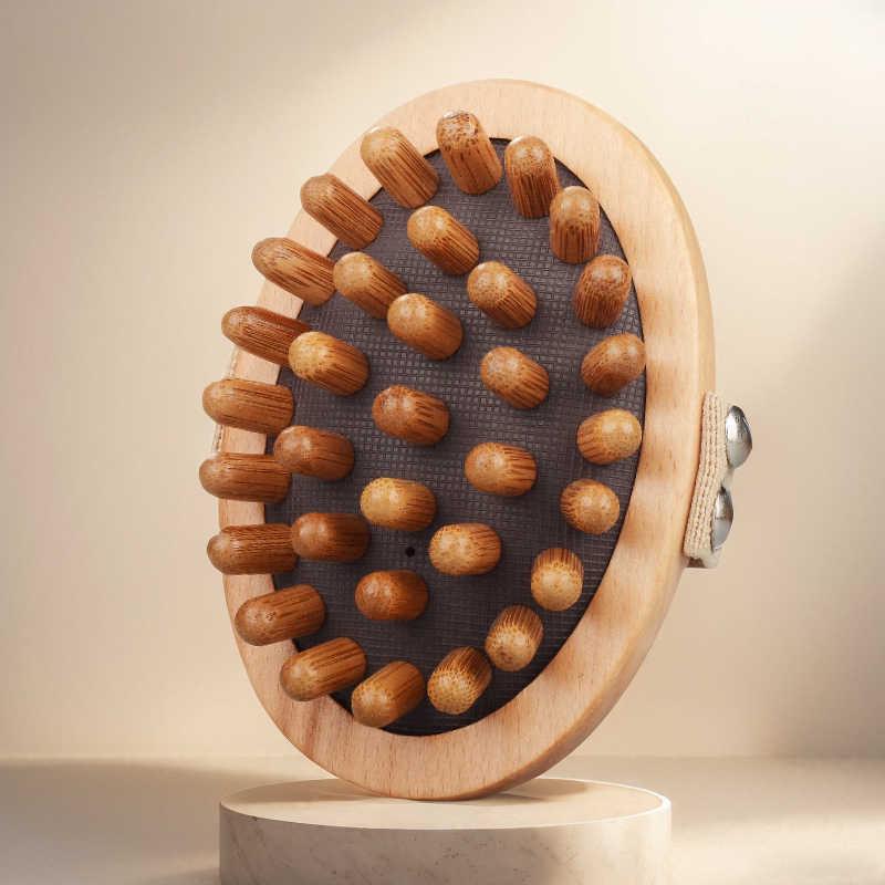 

Меридианная щетка: Деревянный массажер для всего тела для сжигания жира и очищения меридианов