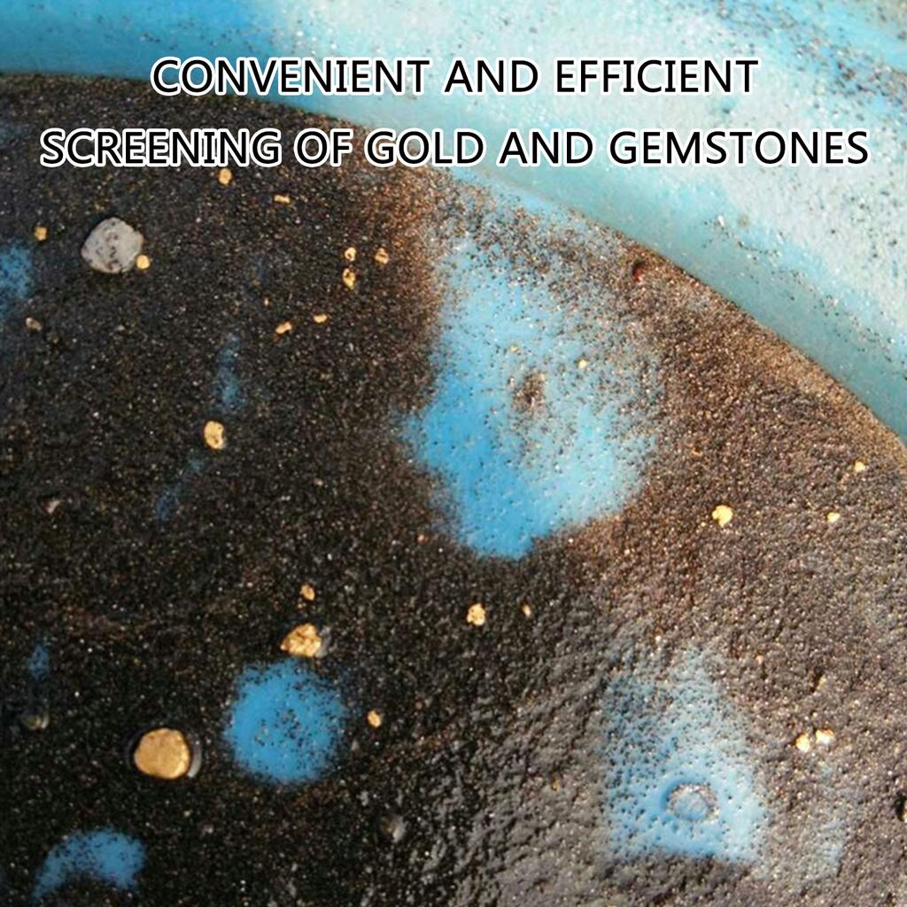 Thickened Gold Panning Pan with Manual Operate Hand Operated Gold Mining Pan Easy To Use Pan for Efficient Prospecting