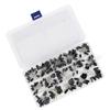 200PCS 15 Value in Line Electrolytic Capacitor Aluminum Capacitor Assortment Box Kit 0.1‑220UF