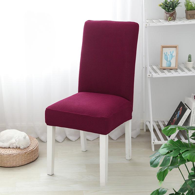 Thickened One-piece Elastic Chair Cover Corn Kernel Pineapple Grid Dining Chair Cover Stool Cover Chair Cover