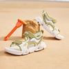 Anta Outdoor Series Trendy Comfortable Versatile Open-Toe Beach Shoes Kids Sandals Cool-Green Dendrobium-Green A312426933H-5