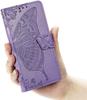 Flip case for Vivo Y19s, Butterfly, purple