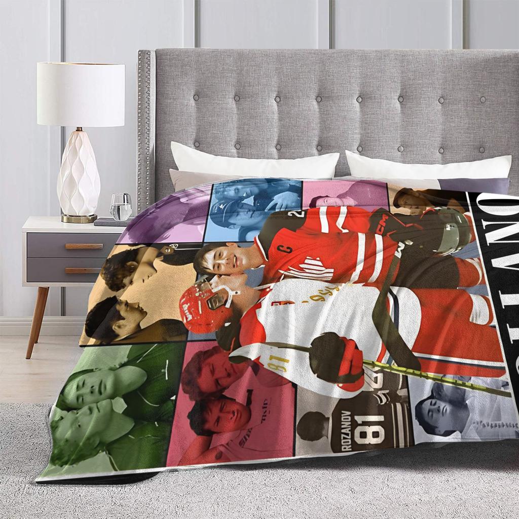 Comfortable Heated Rivalry Hollanov Sports Drama Shane Hollander Ilya Rozanov Blanket Blanket Throw Warm Flannel for Travel