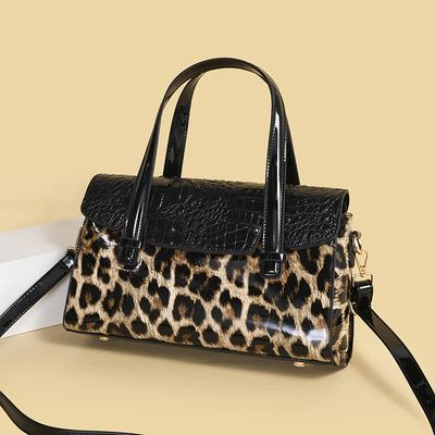 Modische Handtasche mit Krokodilmuster für Damen - Eine hochwertige, stilvolle Einzel-Schulter-Umhängetasche in quadratischer Form.