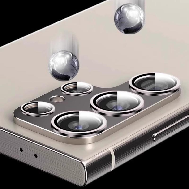 Full Cover Camera Lens Protector For Samsung Galaxy S24 Ultra S24+ Plus S25 S24ultra Matte Len Cap + Protective Glass