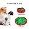 Soft Fabric Snuffle Bowl Dual Use Food Hiding Toy Boredom Relief Dog Feeding Toy  Dog Training