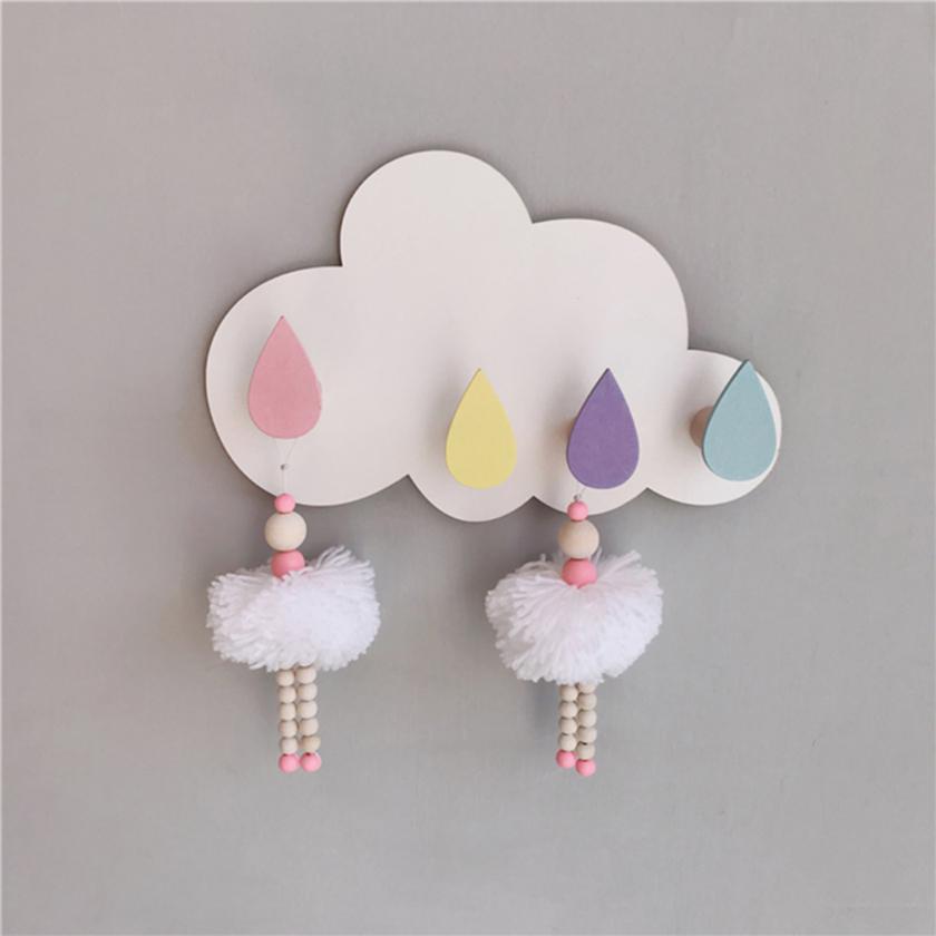 Lovely Hanging Ornaments Wooden Beads Pendant Bedroom Holiday Ornament Tent Home Decor