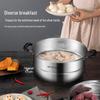 SUPOR 30cm 2-Layer 304 Stainless Steel Steamer Pot