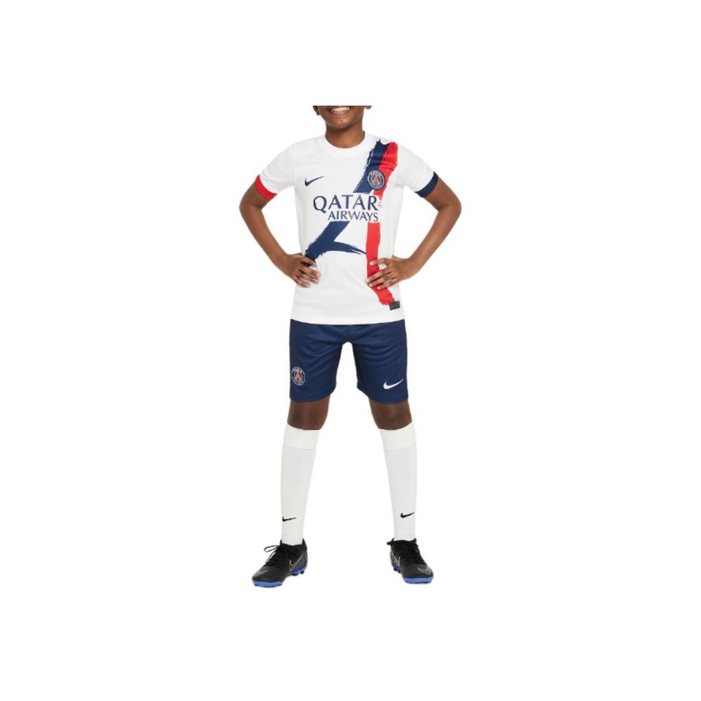 Nike Paris Saint-Germain Dri-FIT Rundhals Feuchtigkeitsableitend Bequem Lässig Fußballtrikot Kurzarm Kinder Oberteile FN9126-101