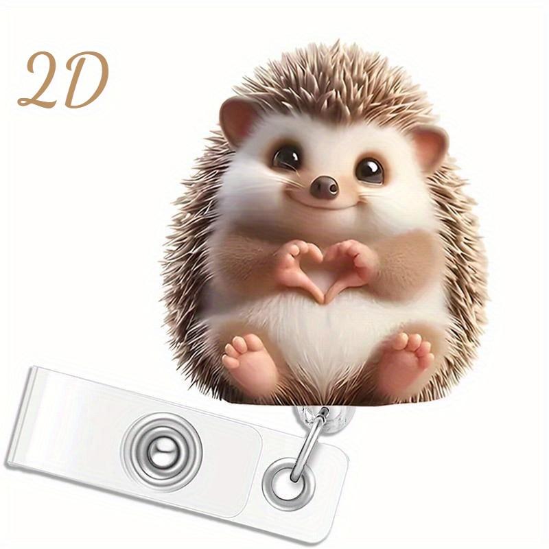 Cute Nurse Badge Reel - Expandable ID clip, perfect gift for nurses, volunteers, and teachers.