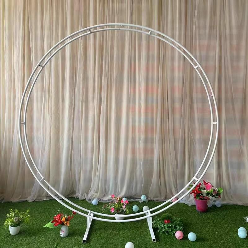 Round Iron Wedding Arch Frame - Flower Decoration