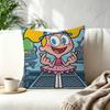 Popular Cartoon The Loud House  Decorative Room Aesthetics Pillow Case Home Decor Bedroom Sofa Bed Pillow Cover x