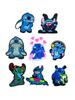 Джибітси Стіч 3D Ліло і стіч Lilo & Stitch 8 шт аксесуари для взуття крокс прикраса
