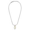 DIESEL Halskette Kette Anhänger Accessoire Schmuck zweifarbig Silber Gold.