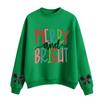 Women's Fashion Casual Round Neck Long Sleeve Christmas Printed Sweatshirt
