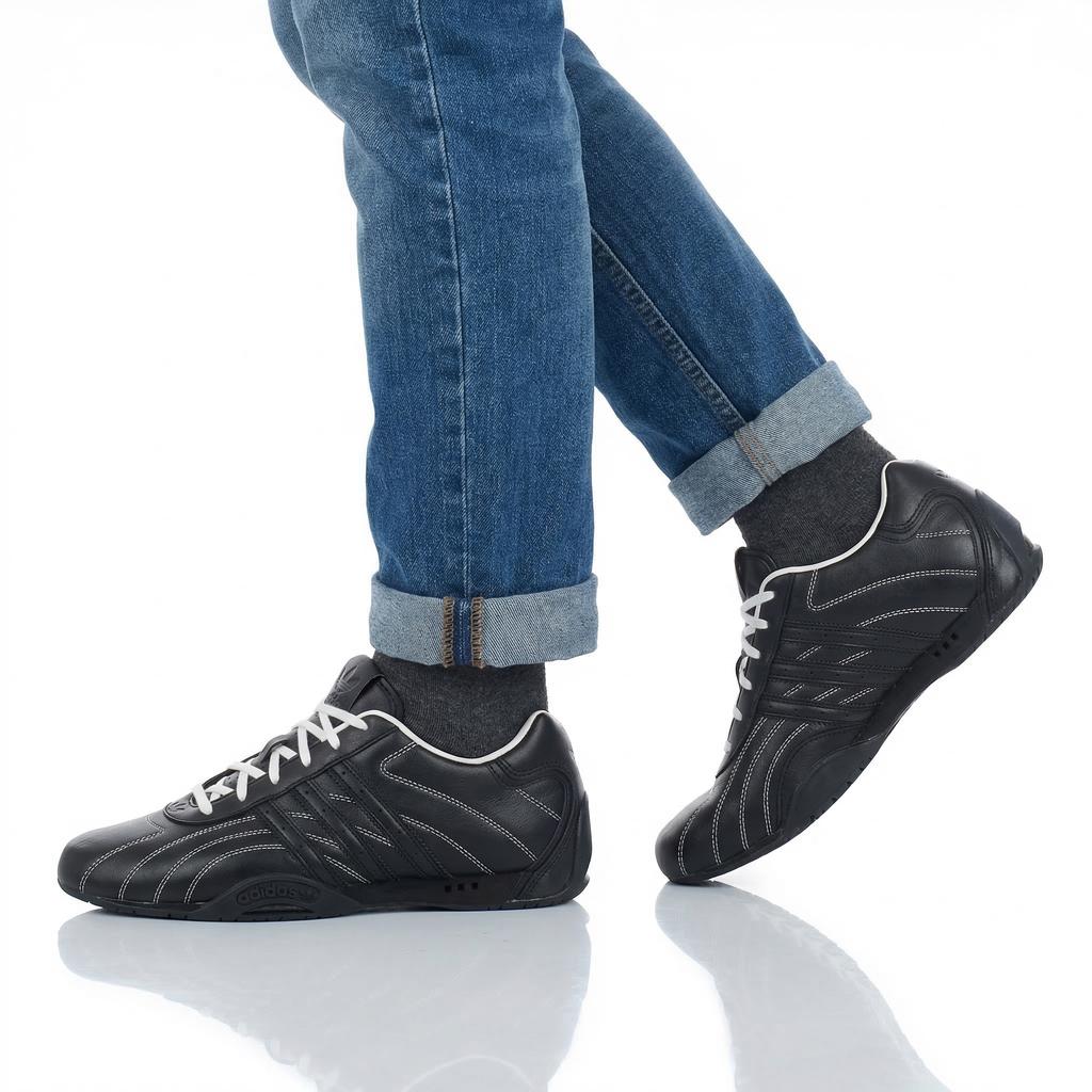 Adidas Originals Adi Racer Lo Lux - Men's Sneakers Shoes Leather Black JS1559 ORIGINAL